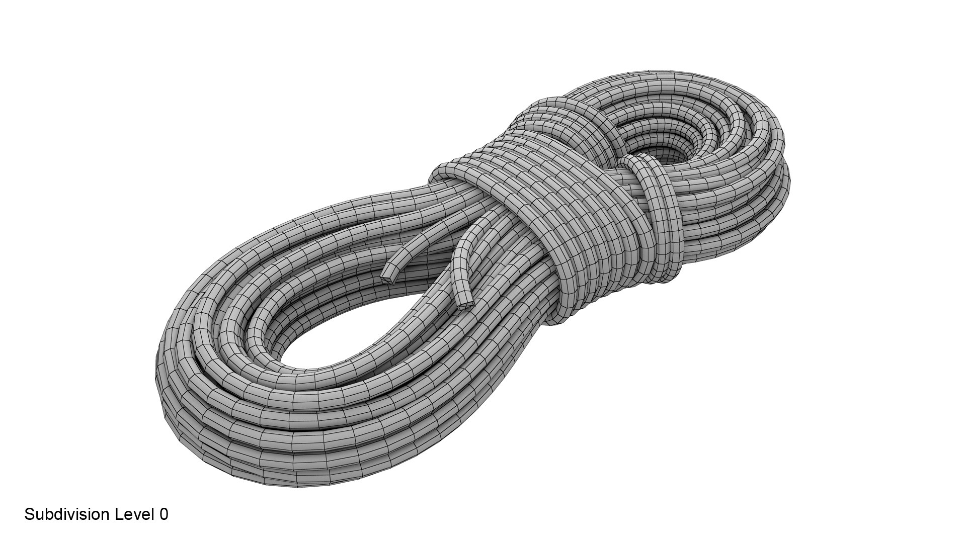 3D Climbing Rope Model - TurboSquid 1609497
