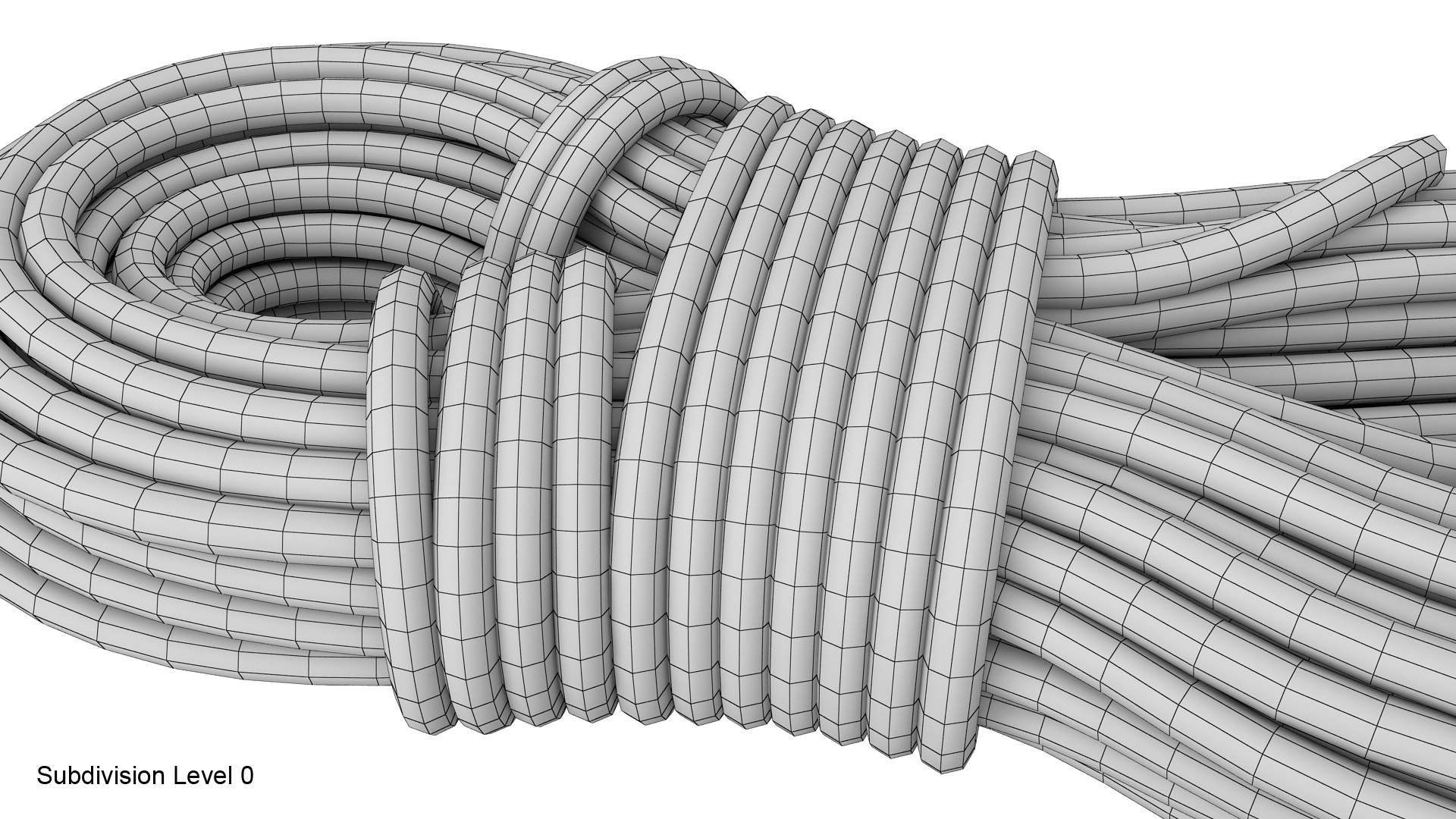 3D Climbing Rope Model - TurboSquid 1609497