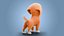 Simpatico cane dei cartoni animati