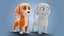 Simpatico cane dei cartoni animati