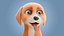 Simpatico cane dei cartoni animati
