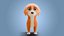 Simpatico cane dei cartoni animati