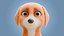 Simpatico cane dei cartoni animati