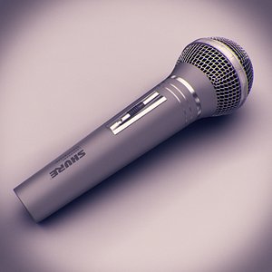 3d microphone mic model