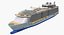 3D cruise ship oasis seas model