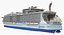 3D cruise ship oasis seas model