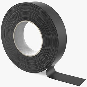 Insulating Electrical Tape Black 3D