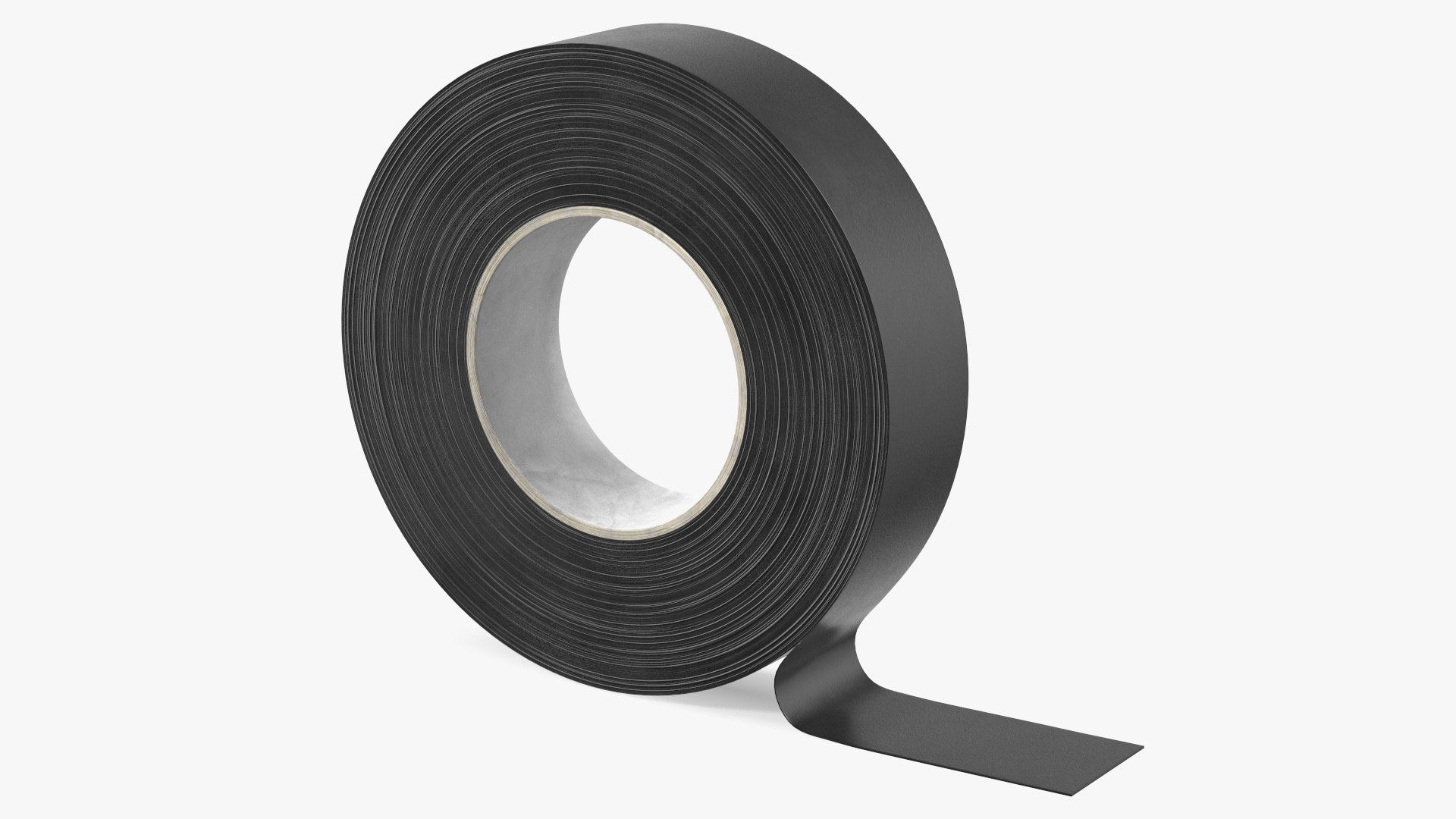 Insulating Electrical Tape Black 3D model preview