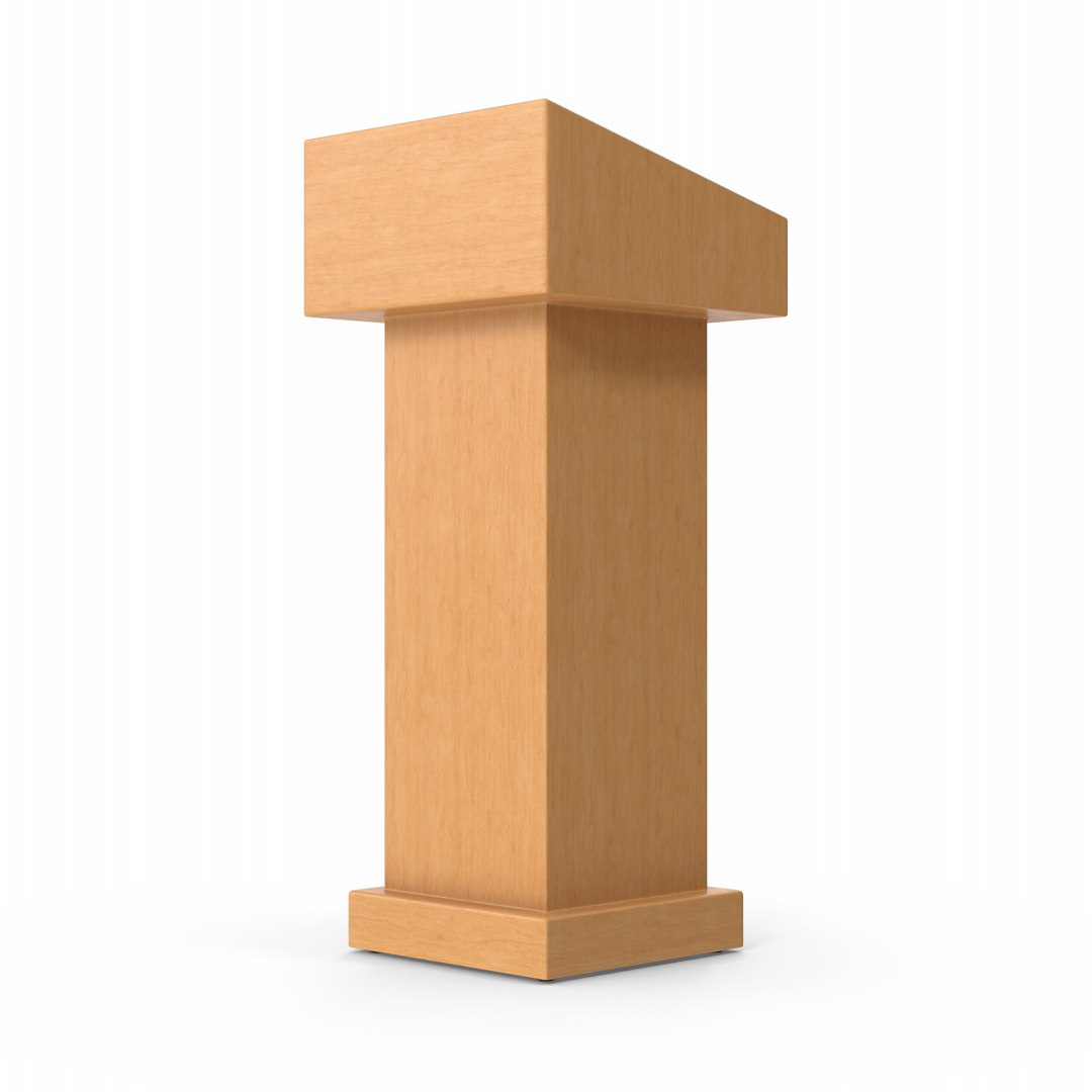 Wooden Lectern 3D Model - TurboSquid 2059415