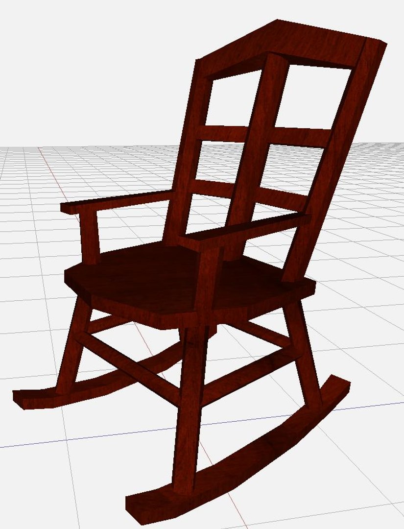 simple chair 3d model