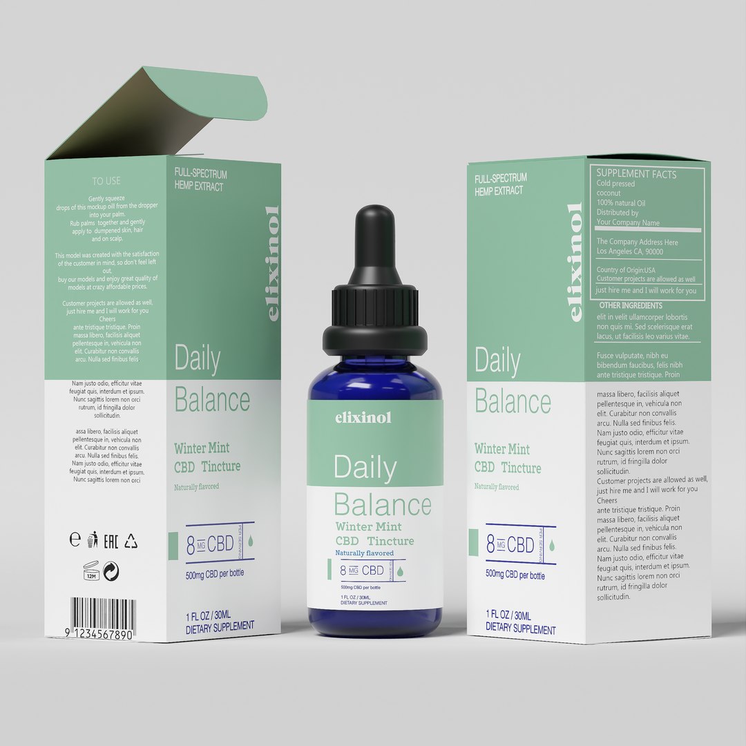 Elixinol Daily Balance Winter Mint CBD Tincture 3D model https://p.turbosquid.com/ts-thumb/uq/1ti7Wd/7Z/r1/png/1727659884/1920x1080/fit_q87/74b9b80cb26e703424703a8a1ea5479243022495/r1.jpg