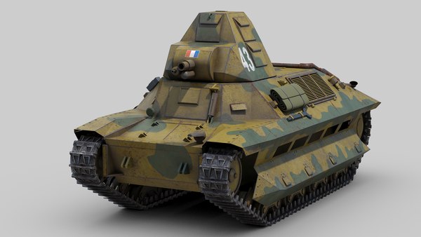 FCM 36 Tank 3D - TurboSquid 1753099