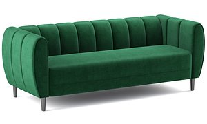 Bobran Modern Velvet Sofa