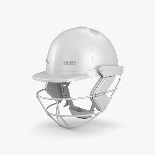 3D cricket helmet TurboSquid 1702369