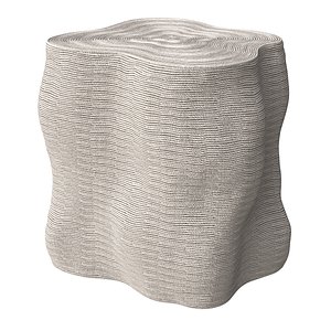 3D Palecek JADEN SIDE TABLE  WHITE
