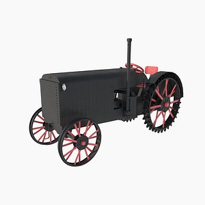 restored tractor from the 30s