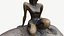 scanned model of the Frog Princess statue