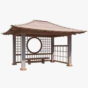 Japanese Gazebo 3D model