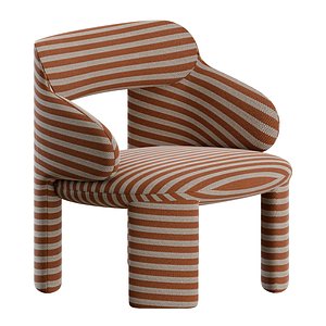 3D model Amiona Armchair Armrest by Miniforms