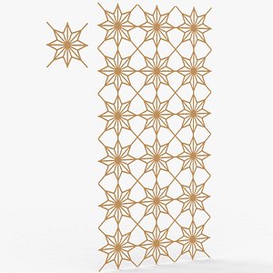 3D model Oriental Ornament Pattern3
