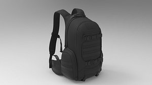3D Backpack Model Game Ready 001 model