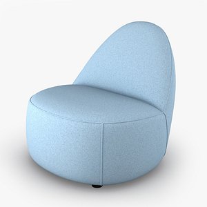 3D model mitt lounge chair