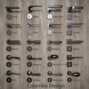 handles colombo design 3d model