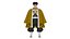 personaggio Gyomei Himejima da demon slayers modello 3D
