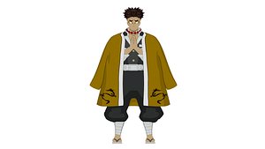 character Gyomei Himejima from demon slayers