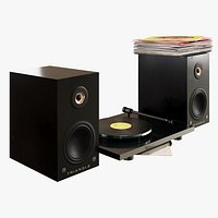 Turntable and Speakers