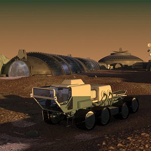 mars rover colonization model