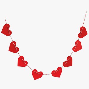 Heart Shaped Garland 04