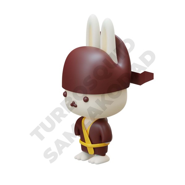 Isometric 3D Render Chinese Rabbit Character 06 3D model - TurboSquid ...