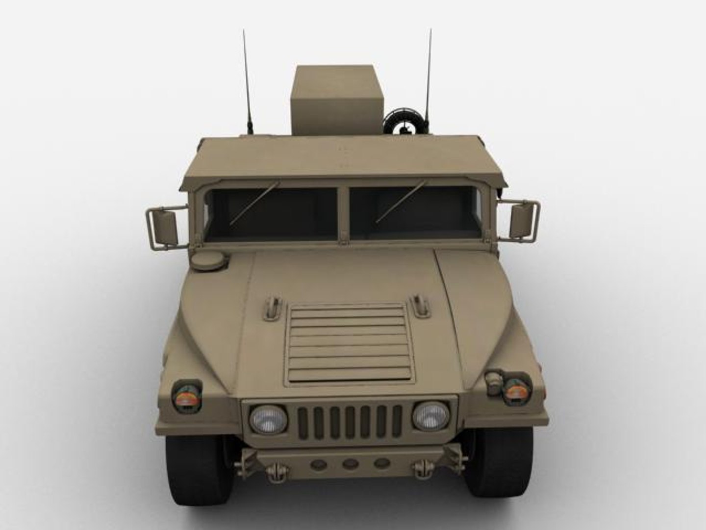 3d model hummer generator