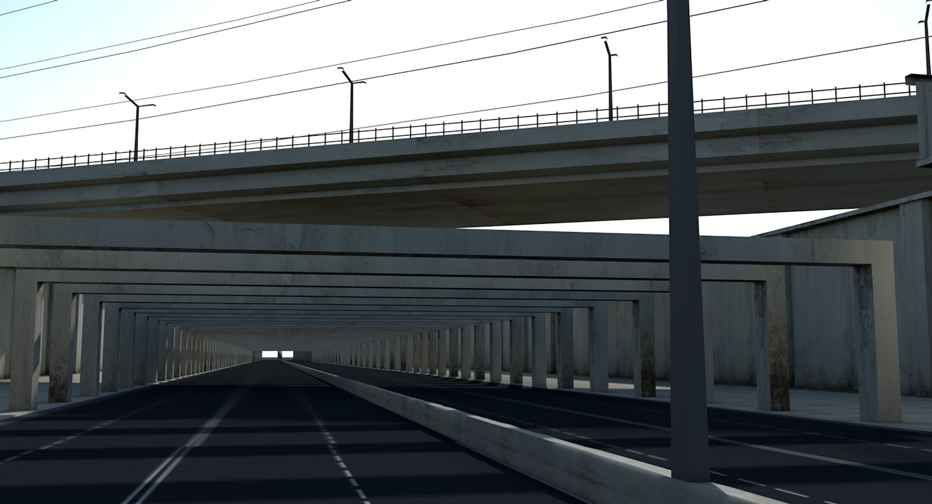 3D Model Highway Way - TurboSquid 1368241