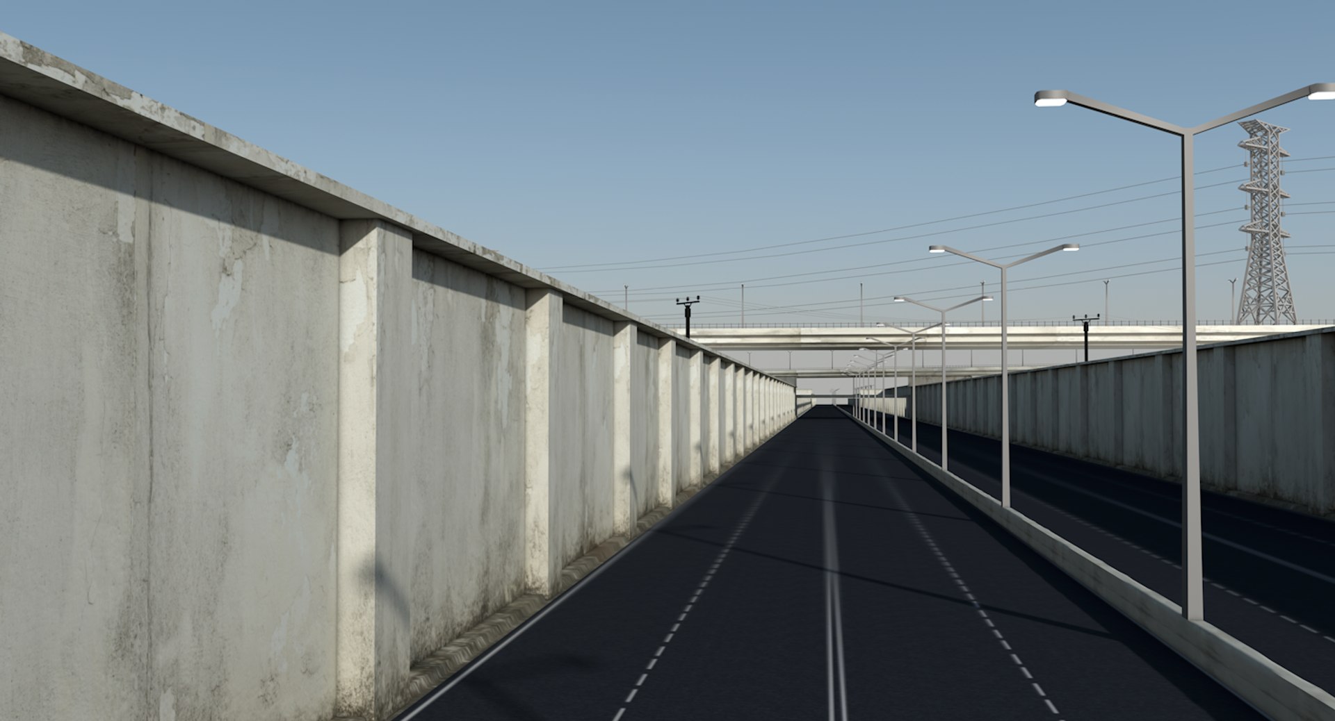 3D Model Highway Way - TurboSquid 1368241