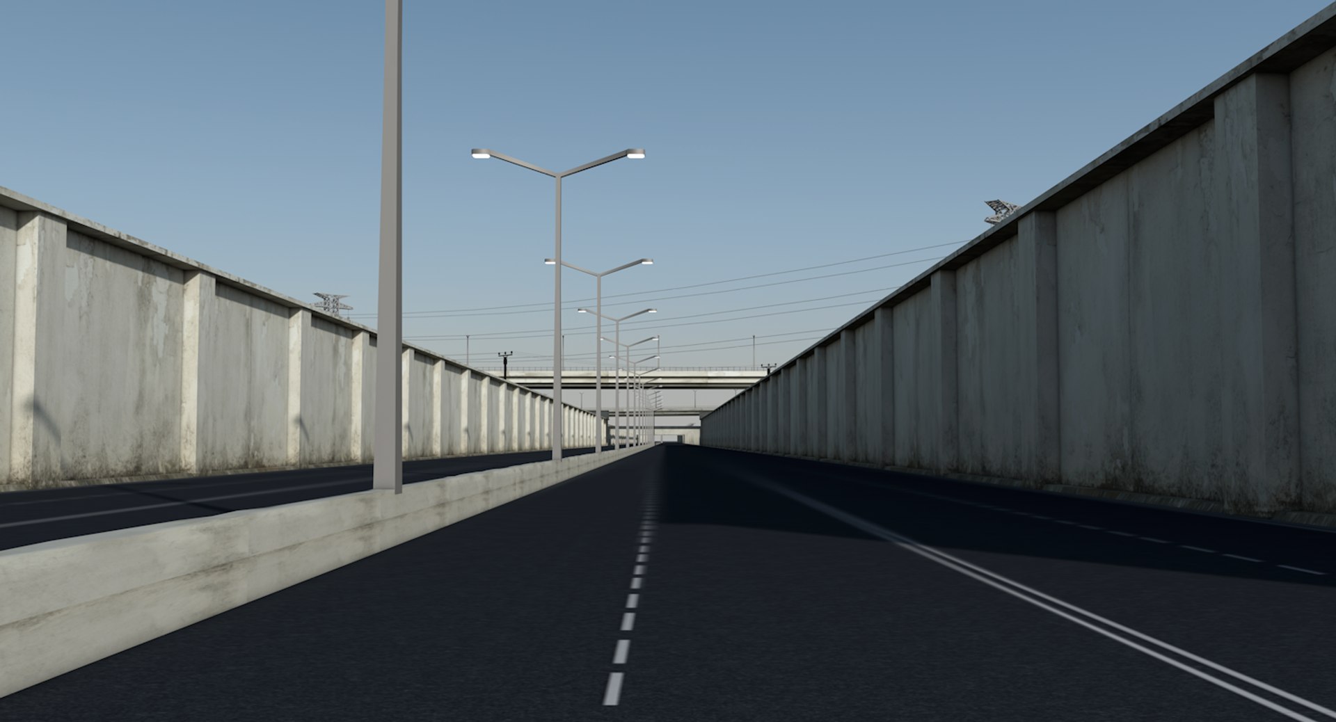 3D Model Highway Way - TurboSquid 1368241