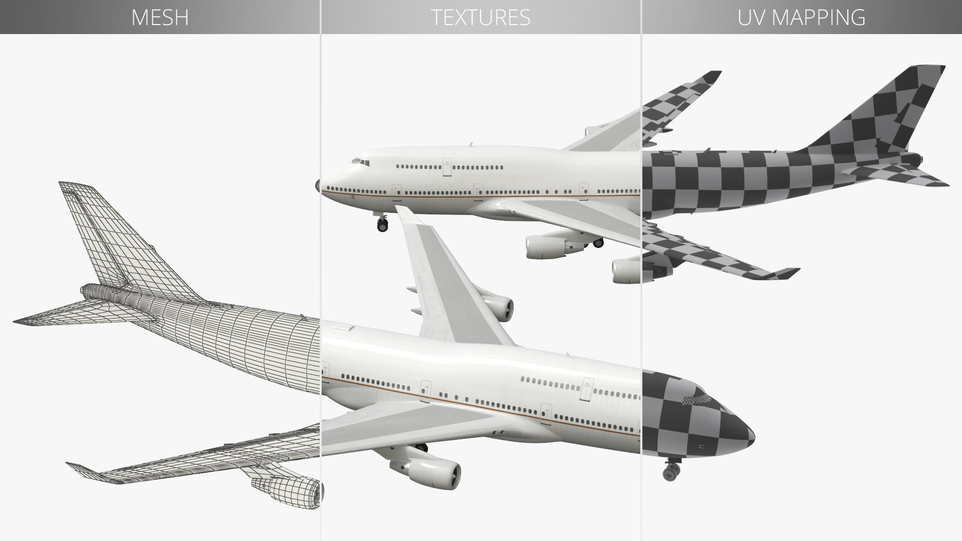 3D Boeing 747 Passenger Airliner Rigged Model - TurboSquid 2443653