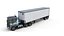 Industrial dry van trailer PBR