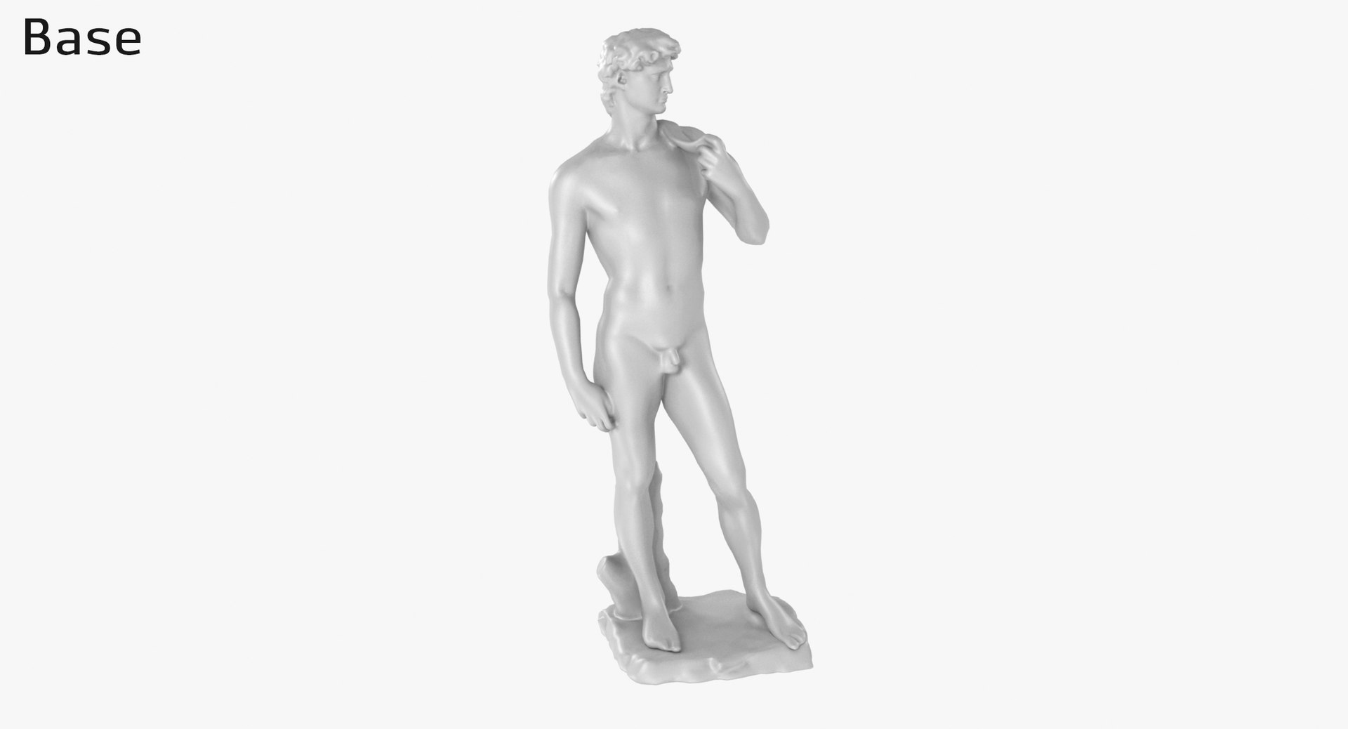 David statue 3D model - TurboSquid 1681266