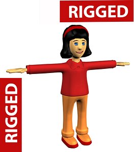 cartoon girl