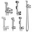 Zestaw higieniczny prysznic 79 (GROHE, Griferas Galindo, Ravak, Gessi)