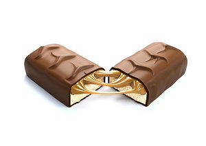 snickers chocolate bar broken model