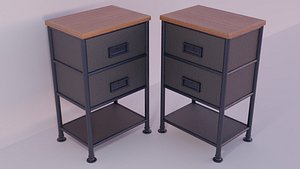 Nightstand furniture 3D model