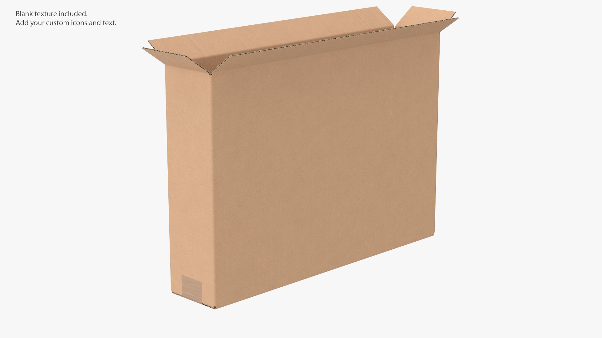 3D Cardboard Box 50x10x35 Half Open model https://p.turbosquid.com/ts-thumb/ur/AaDeNJ/Q8/r001/png/1767053244/1920x1080/fit_q87/62a77117b7f45b4950ebcb5140b2a2e64b9f4216/r001.jpg