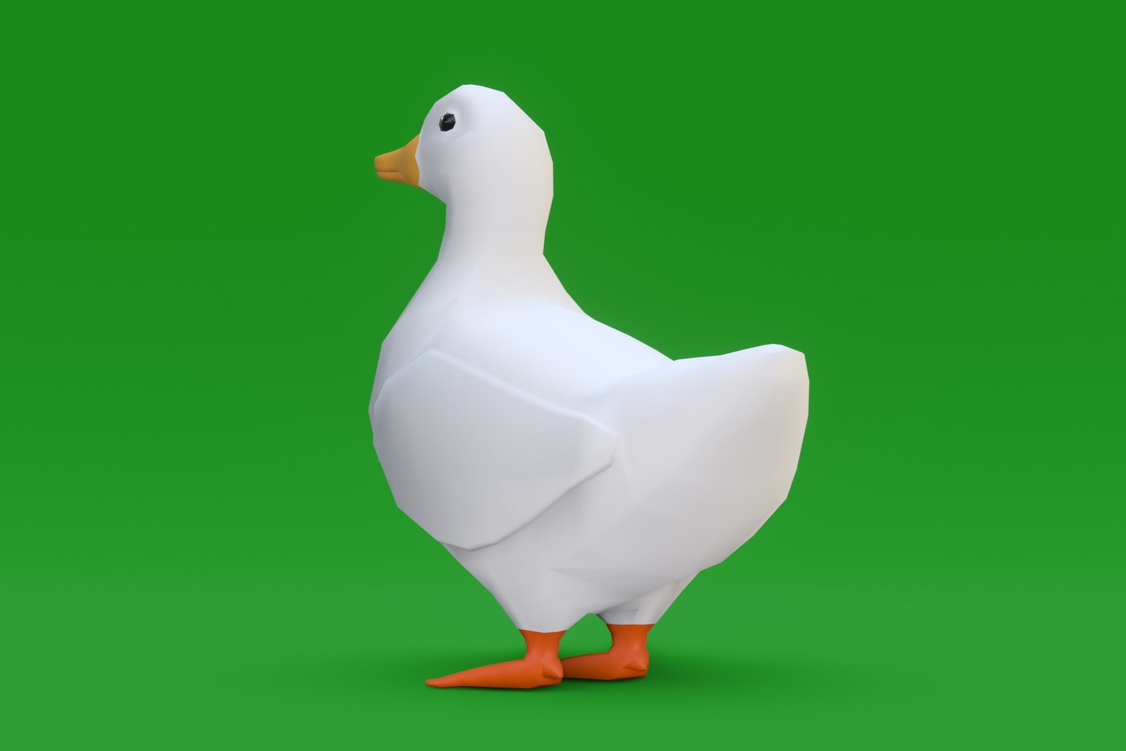 3D Low Poly Duck - TurboSquid 2218046