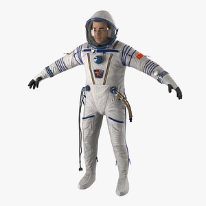 max russian astronaut wearing space suit