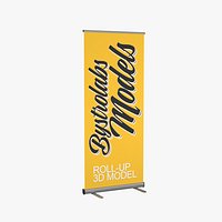 Rollup Banner Exhibition Display Stand