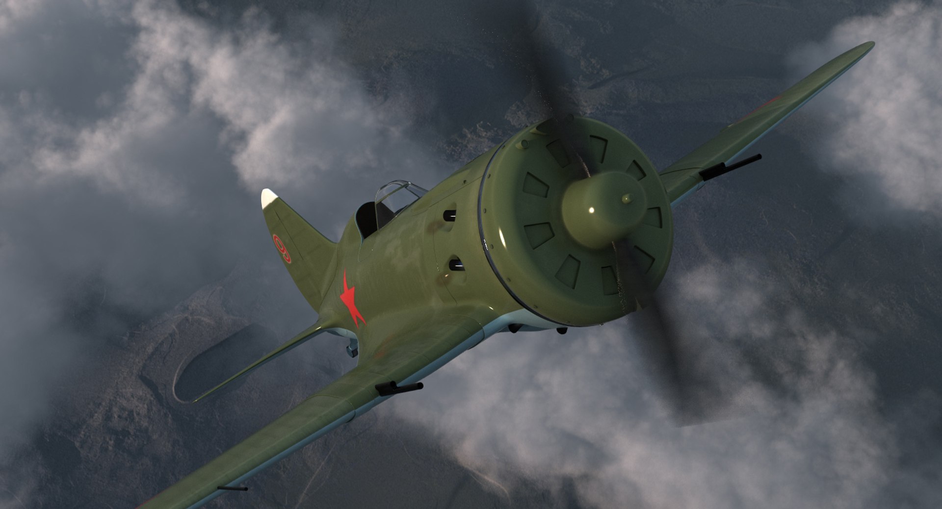 3D soviet wwii fighter aircraft model https://p.turbosquid.com/ts-thumb/ur/GVIfY6/TjOxe15T/sovietwwiifighteraircraftpolikarpovi16rigged3dmodel007/jpg/1495945382/1920x1080/fit_q87/3fd67a3404eefee49409267f596487a6e2a7e9a7/sovietwwiifighteraircraftpolikarpovi16rigged3dmodel007.jpg