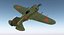 Sowjetisches Kampfflugzeug Polikarpov I-16 manipuliert